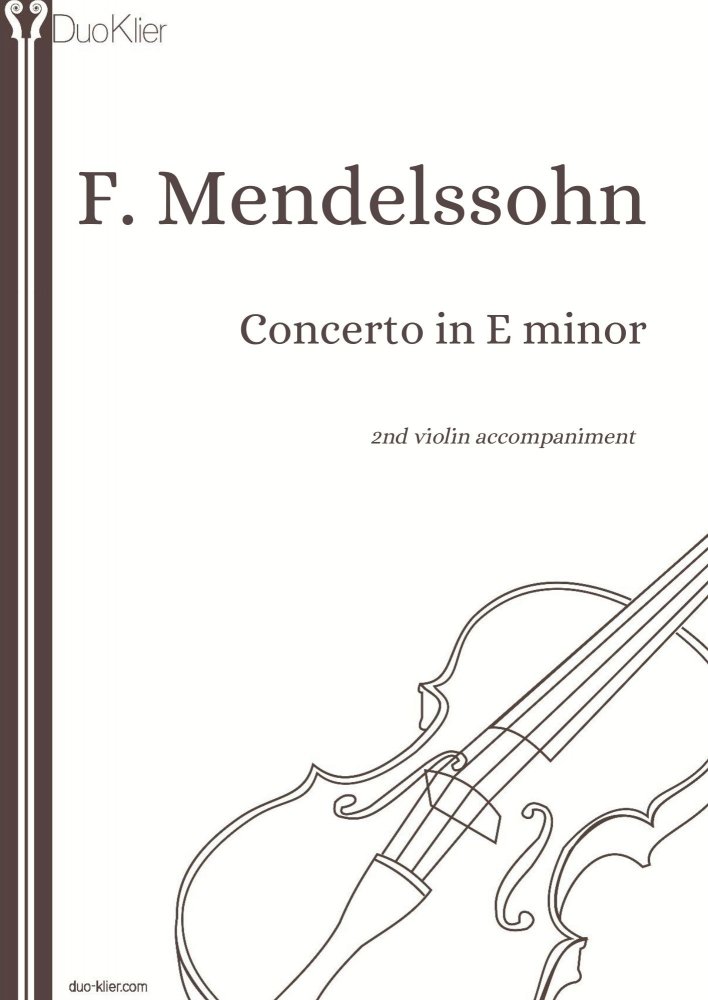 Violin Concerto in E by F. Mendelssohn | Duo Klier