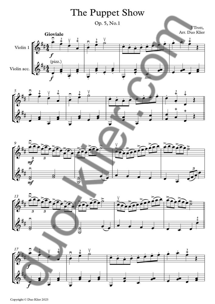 The Puppet Show by Trott Duo Klier